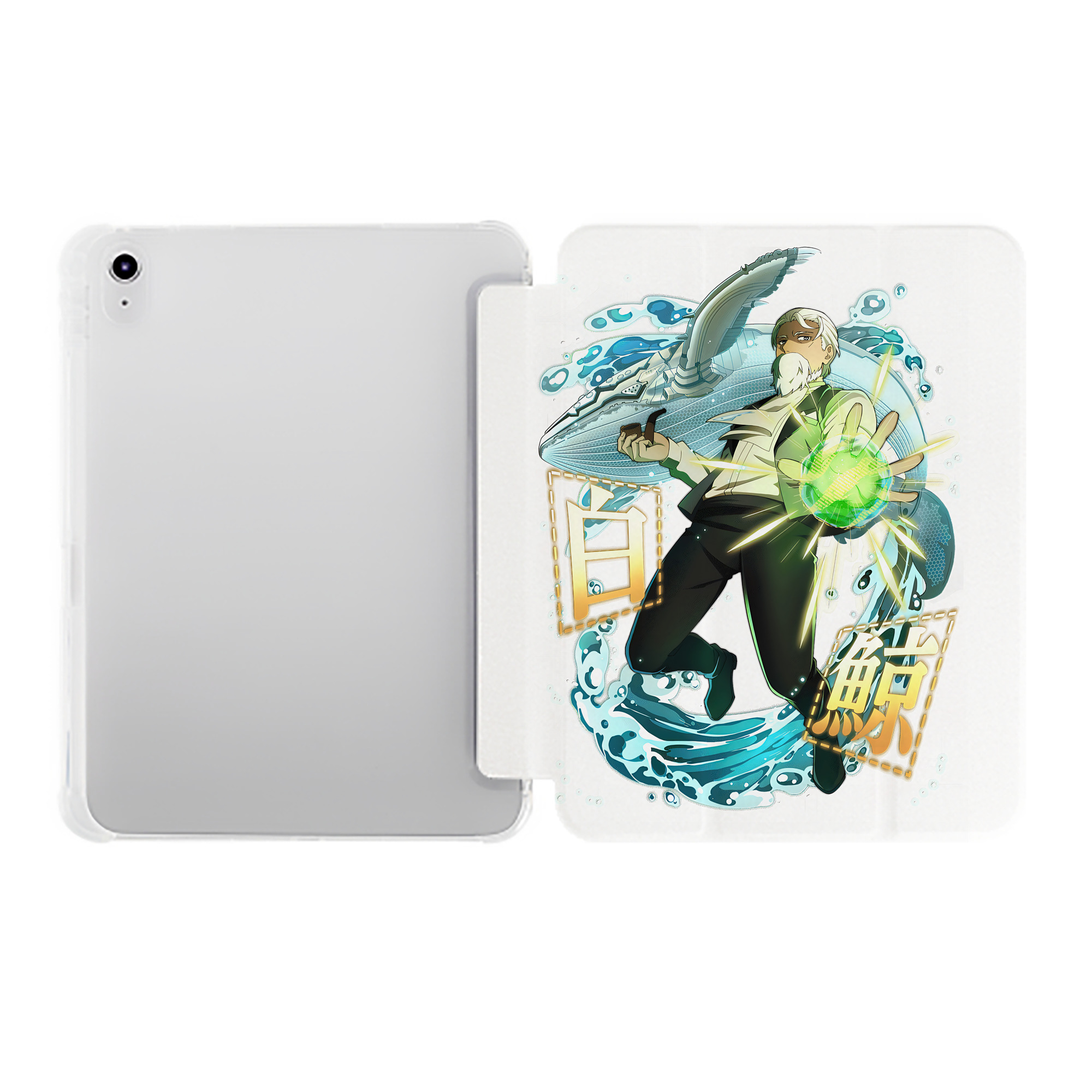 （画像用） 文豪ストレイドッグス Bungo Stray Dogs IPad ケース ペン収納付き 三つ折りスタンド PUレザー×シリコン 対応機種9.5/10.5/10.9インチ